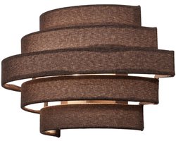 Lumidora Wandlamp 75407 - Voor binnen - POLIGNANO - E14 - Bruin - Metaal