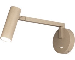 Lumidora Wandlamp 75499 - Voor binnen - FELICIA - GU10 - Taupe - Metaal - Badkamerlamp - IP21