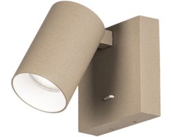 Lumidora Wandlamp 75574 - Voor binnen - DANI - GU10 - Taupe - Metaal