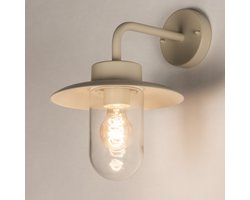 Lumidora Wandlamp 75645 - Voor buiten - FOREST - E27 - Beige - Metaal - Buitenlamp - IP44