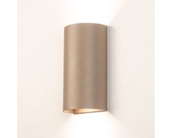 Lumidora Wandlamp 75712 - Voor binnen - ATHENA - 2 Lichts - GU10 - Taupe - Metaal