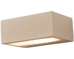Lumidora Wandlamp 75790 - Voor buiten - LOVISA - E27 - Taupe - Metaal - Buitenlamp - IP44