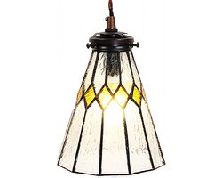 Lumilamp Hanglamp Tiffany Ø 15x115 cm Transparant Glas