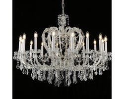 Lumilamp Kroonluchter Ø 105x92 cm Transparant Metaal