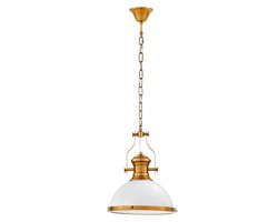 Lumina Deco Ettore Hanglamp - Wit/Messing, Loft Stijl