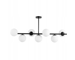 Lumina Deco Fredica Hanglamp Zwart Wit 7xE27