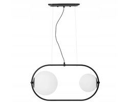 Lumina Deco Panari Hanglamp Zwart Dubbel E27