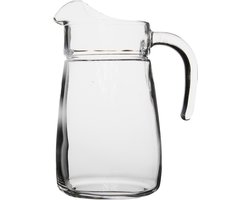 Luminarc schenkkan/karaf - glas - 2,3 liter - Sapkannen/waterkannen/schenkkannen
