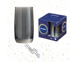 Luminarc Shiny Graphit Waterglas - 33 CL - 4 stuks