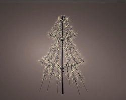 Lumineo LED boom metaal - 135cm - 600 lampjes