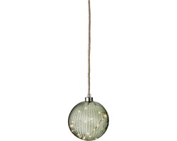Lumineo Micro LED bal lamp ø14 cm - 30 LED lampjes - Groen