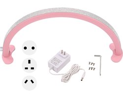 LuminexPro Led Moon Light Tafel - Half Moon Light - Moon lamp - Roze - Tafellamp - Salon - Glitters - Manicure - Salonlamp - Behandellamp-Tattoo - Massage - Nagelstyliste - Make-Up - Verlichting - Wimper Extensions - Lash lift - Nagels - Moon Lamp
