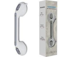 Lumivéra® - Handgreep met Zuignap - Handgreep - Handgreep Douche - Wandbeugel Badkamer - Handgreep Badkamer - Veiligheidsgreep - Wandbeugel Badkamer - Wandbeugel - Trekvermogen tot 110KG - Alleen voor Gladde Oppervlakken - Standaard