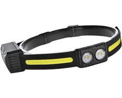 Lumivéra Hoofdlamp Led Oplaadbaar - rood licht - met bewegingssensor - 550 lumen