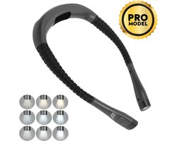 Lumixar® Draadloos LED Neklampje - Nekleeslamp Oplaadbaar - Neklamp voor Haakwerk/Klussen - Leeslampje voor Boek / in Bed - Boeklampje - Bedlampje - 9 Standen - Zwart