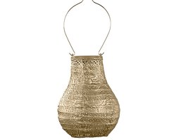 Lumiz Solar Tuinverlichting - Tuinverlichting op zonne energie - Buitenlampjes - Tuinverlichting op zonneenergie - Buitenverlichting - Buitenlamp - Decoratie - Occult Bulb - 16 cm - Goud