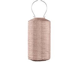 Lumiz Solar Tuinverlichting - Tuinverlichting op zonne energie - Buitenlampjes - Tuinverlichting op zonneenergie - Buitenverlichting - Buitenlamp - Decoratie - Paisley Cylinder - 18 cm - Roze