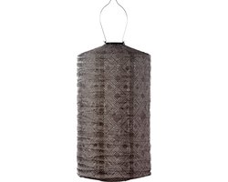Lumiz Solar Tuinverlichting - Tuinverlichting op zonne energie - Buitenlampjes - Tuinverlichting op zonneergie - Buitenverlichting - Decoratie - Mosaic Cylinder - 28 cm - Taupe