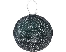 Lumiz Solar Tuinverlichting - Tuinverlichting op zonne energie - Tuinverlichting - Buitenlampjes - Tuinverlichting op zonneenergie - Buitenverlichting - Buitenlamp - Decoratie - Fiore Rond- 40 cm - Groen