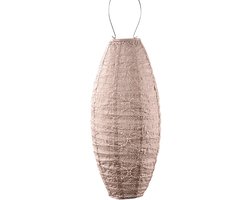 Lumiz Solar Tuinverlichting - Tuinverlichting op zonne energie - Tuinverlichting - Buitenlampjes - Tuinverlichting op zonneenergie - Buitenverlichting - Buitenlamp - Decoratie - Bazaar Long Oval - 20 cm - Roze