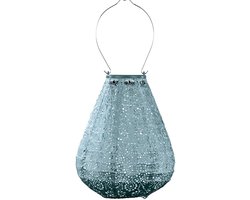 Lumiz Solar Tuinverlichting - Tuinverlichting op zonne energie - Tuinverlichting - Buitenlampjes - Tuinverlichting op zonneergie - Buitenverlichting - Decoratie - Fiore Tulip - 20 cm - Grijs Blauw