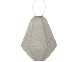 Lumiz Solar Tuinverlichting - Tuinverlichting op zonne energie - Tuinverlichting - Buitenlampjes - Tuinverlichting op zonneergie - Buitenverlichting - Decoratie - Marrakesh Can - 30 cm - Licht Taupe