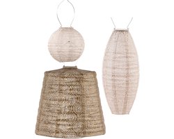 Lumiz Tuinlamp op zonne energie - Buitenverlichting - Tuinverlichting - Buitenlampjes - Solar Lampion - Aruba Set - 3 stuks