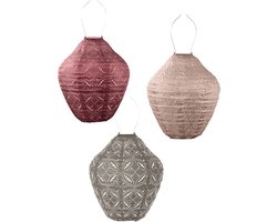 Lumiz Tuinverlichting op zonne energie - Solar tuinverlichting - Tuinverlichting - Lumiz solar lampion - Jar Set - 3 stuks