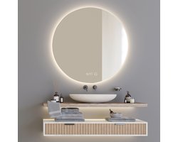 Lumoire® Badkamerspiegel Met Verlichting - Wandspiegel – 100CM - Rond