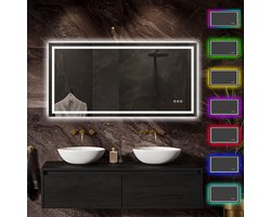 Lumoire® Spiegel Met Verlichting - 120 x 60 CM - Badkamerspiegel - Badkamer Spiegel