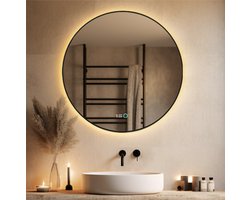 Lumoire® Spiegel Met Verlichting - 60CM Rond - Badkamerspiegel - Badkamer Spiegel