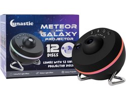 Lunastic 4K Sterrenhemel Projector met 12 Planetarium Projecties - Galaxy Projector Sfeerlamp - Sterrenprojector - Planetarium Projectorlamp - Galaxy Sterrenlamp