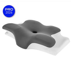 Lunava™ Ergonomisch Kussen - Ademvrij Hoofdkussen - Dreamsleepz Kussen - Vlinderkussen - Anti Snurk - CPAP Kussen ✓ Orthopedisch Traagschuim Nekkussen - Vlinder Slaapkussen - Butterfly Kussen - Memory Foam Voor Nekklachten - Slaap Apneu Kussen
