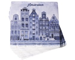 Lunch servetten Amsterdam - Heinen - 33x33 cm