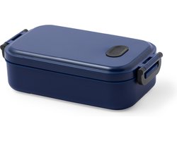 Lunchbox 900 ml blauw - Broodtrommel - Brooddoos - Lunchbox volwassenen - Lunchtrommel - BPA vrij