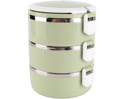 Lunchbox - Bento Box - Broodtrommel - Thermische lunchbox van roestvrij staal 304 - bentobox voor kantoor en school