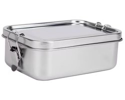 Lunchbox - RVS Broodtrommel - Bentobox - Lek & BPA-vrij - Meal prep - Kinderen & Volwassenen - 1200 ML