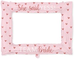 LUQ – Bride to Be Fotoframe – Luxe Decoratie – Vrijgezellenfeest Versiering – Photobooth Prop – Bachelorette Party