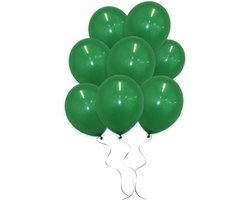 LUQ - Luxe Donker Groene Helium Ballonnen - 100 stuks - Verjaardag Versiering - Decoratie - Feest Latex Ballon Donker Groen
