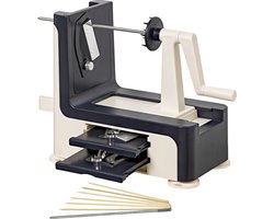 Lurch - Super Spirali - Spiraalsnijder - Groentesnijder voor courgetti – Grijs en wit