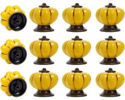 LUTAKU Craft Trade Dressoir Knoppen voor kasten en laden - geassorteerde keramische handgreep voor keukenkast kast decoratieve meubels hardware - Multicolor Mandala - Pack van 12 (04)