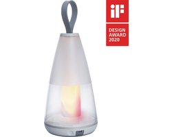 LUTEC Connect PEPPER - Oplaadbare en draagbare smart tafellamp - Wit