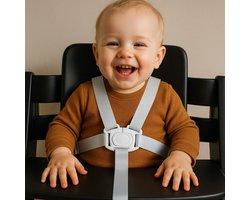 LuukyBB - Kinderstoel Tuigje - 5 Punts Harnass - Verstelbaar Baby Gordel Harness - Buggy Kinderwagen Wipstoel Gordel - Universeel Veiligheidsgordel Riempjes Veiligheidstuigje Kind