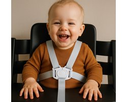 LuukyBB - Kinderstoel Tuigje - 5 Punts Harnass - Verstelbaar Baby Gordel Harness - Buggy Kinderwagen Wipstoel Gordel - Veiligheidsgordel Riempjes Veiligheidstuigje Kind