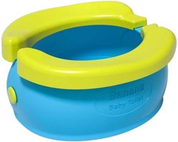 LuukyBB - Reis Plaspotje Peuter - Blauw - Onderweg Auto Reizen Reispotje - Kind Plas Potje Zindelijkheidstraining voor Urine - wc Opvouwbaar Handbagage Plaspot Baby Jongens Zindelijkheid