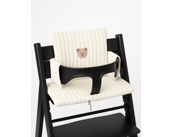LuukyBB - Stoelverkleiner Meegroei - Kussenset Ribstof Beige Corduroy - Kinderstoel Verkleiner - Stoel Kussen