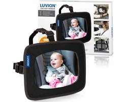 LUVION® Autospiegel - Autospiegel Baby - Baby spiegel - Baby auto spiegel voor de achterbank van de auto