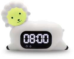 LUVION® Schaap Slaaptrainer - Slaaphulp voor kinderen vanaf de peuter leeftijd - Kinderwekker - Slaapwekker - Nachtlamp - Wekker Timer