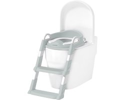 LUVION® WC verkleiner met trapje - Toiletverkleiner met opstapje voor je kind - Toilettrainer - Groen