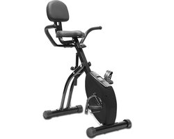 Luxari - Deskbike Pro - Magnetische Hometrainer voor kantoor - 8 weerstandsniveau's - LCD Display - Opvouwbare Stoelfiets - Bureau Fiets - Fitness Fiets - Zwart